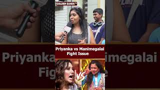 Priyanka vs Manimegalai Fight Issue  Cooku with Comali Issue😡🤬  CWC issue  Vijay TV Show Issue🥵 [upl. by Lucky]