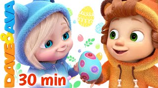 🤗 Sleeping Bunnies  Happy Easter  Nursery Rhymes amp Baby Songs  Kids Songs by Dave and Ava 🤗 [upl. by Almund286]