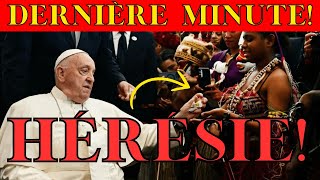 Le Pape DÉPASSE la LIMITE  La dernière déclaration met en colère des MILLIONS de FIDÈLES [upl. by Harman453]