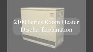 Steffes Heaters  Room Unit  2100 Series  Display Explanation [upl. by Juieta]