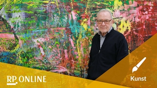 Gerhard Richter präsentiert neue Werke in Köln [upl. by Namya92]