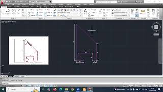 Practica 01 Parte II  Dibujo en Autocad Herramienta línea  polilínea y acotado [upl. by Chane]