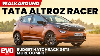 Tata Altroz Racer  More power and upgraded features  Walkaround  evoIndia [upl. by Kirsteni34]