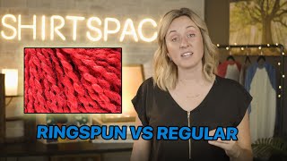 Ringspun Cotton vs Regular Cotton what’s the difference Tshirt Education [upl. by Korwun537]