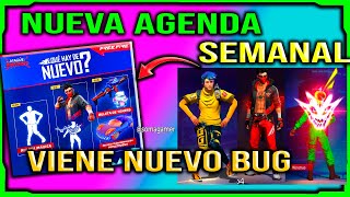 Nuevo BUG ruleta DE TOKENS  NUEVA Agenda Semanal de Free Fire Emote Baile de Monstruo puño Glorioso [upl. by Eckhardt]