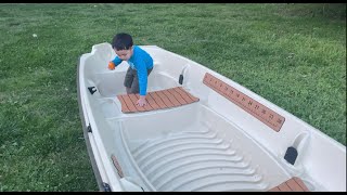 Sun Dolphin American 12 Mods Part 2 A Budget Jon Boat [upl. by Nesnah]