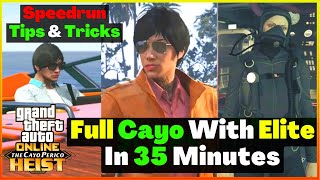 Cayo Perico Heist SOLO Speedrun Elite Challenge GUIDE  Advanced Tips amp Tricks  GTA V Online GUIDE [upl. by Aitnauq]