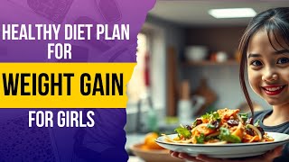 Healthy Diet Plan For Weight Gain For Girls 2024 [upl. by Maryann583]