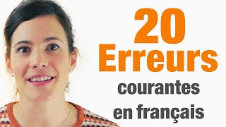 20 Erreurs courantes en français à ne pas commettre [upl. by Anders347]