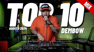 TOP 10 DEMBOW by DJ SCUFF Agosto 2024 [upl. by Lunsford]