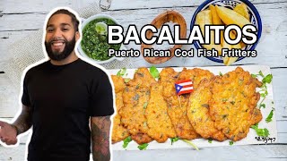 Bacalaitos  Puerto Rican Cod Fish Fritters [upl. by Jacinta]