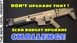 TRASH UPGRADE CHALLENGE  SCAR L  amp Disassembly Airsoft AEG [upl. by Aekim]