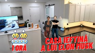 Casa ieftină de 36mp a lui Elon Se montează întro oră [upl. by Odragde164]