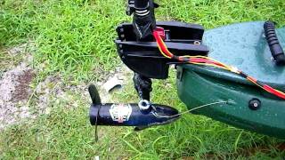 jerry rig kayak motor [upl. by Millda]