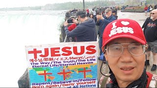 ♥2454 토■캐나다 나이아가라 폭포 광장거리교회 예배찬양 기도전도♥Niagara Falls SquareStreet Church WorshipEvangelismCanada [upl. by Sluiter]