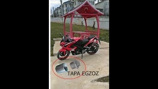 Motosiklet Tapa Egzoz Yapılışı Bajaj Rs200 Tapa Egzoz Sesi [upl. by Comptom]