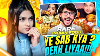 RARE INDIAN STREET FOODCarryMinati NEW VIDEO FUNNY REACTIONreaction CarryMinati [upl. by Pathe]