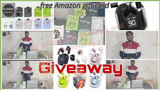 Giveaway 🎁🎊 Ultra pods  Fireboltt watch Free Amazon gift card MR Shashank Science and Technology [upl. by Conall]