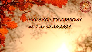 Horoskop tygodniowy od 7 do 13 pazdziernika 2024 runy horoskop miłość pieniądze magia [upl. by Charley]