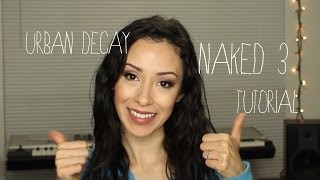 Urban Decay Naked 3 Eyeshadow Palette Tutorial [upl. by Giselle]