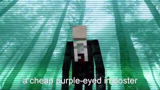 Epic minecraft rap battles Ep1 Enderman vs Slenderman [upl. by Yreffoeg]