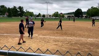 Carly Hutchinson 2024 Softball Third Base Fielding [upl. by Ecyar]