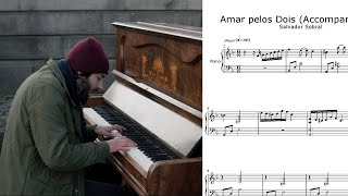 Amar Pelos Dois Accompaniment Eurovision Fire Saga Piano Cover [upl. by Cavill]