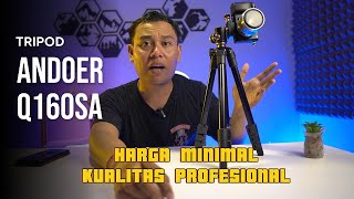 TRIPOD PROFESIONAL MURAH HANYA ANDOER Q160SA [upl. by Rhu]