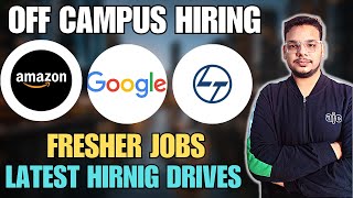 LnT  Amazon Hiring Drives  OFF Campus Drives For 2025  2024  2023 Batch Hiring  Fresher Jobs [upl. by Gonsalve]