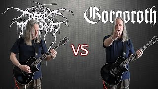 Darkthrone VS Gorgoroth Black Metal Guitar Riffs Battle [upl. by Myrta]