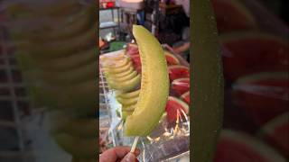 A fresh melon that you must try at Namdaemun Market [upl. by Millur529]