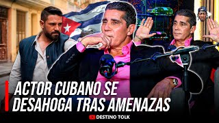 Erdwin Fernández de ser uno de los mejores actores de Cuba abandonar la Isla por amenaza de muert [upl. by Garzon619]