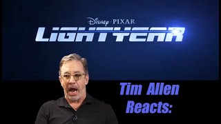 Tim Allen Reacts to quotLightyearquot trailer [upl. by Aneles]