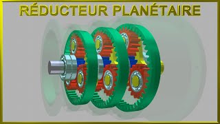 Réducteur avec engrenages planétaires [upl. by Marigold71]