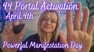 44 portal activation April 4th 2024 Manifestation Reiki healing 4424 gateway [upl. by Nerrak78]