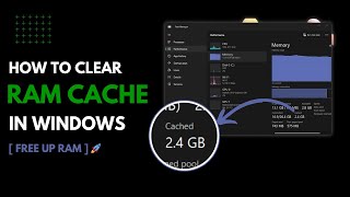 How to Clear RAM Cache in Windows 1011  Make Windows Faster✨ [upl. by Dar]