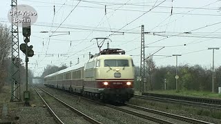 103 235 mit 200 kmh über die Rollbahn [upl. by Nerrawed]