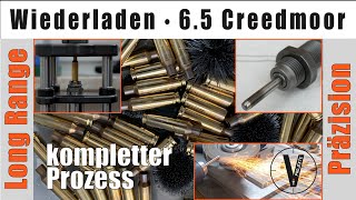 Wiederladen 65 Creedmoor • mein kompletter Prozess • alle Daten • Long Range [upl. by Idnak]