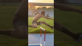 Hurdler tracknfield challenge olympicsport [upl. by Anoel952]