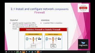 Stateful vs stateless CompTIA Security  شرح بالعربي Arabic English [upl. by Rexford]