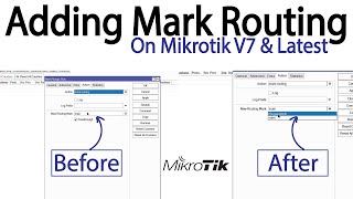 How to add new mark routing in Mikrotik  Version7 amp Latest  Net M [upl. by Gnehs856]