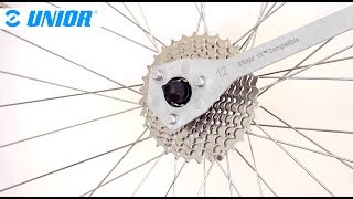 Cassette wrench 16702BI  Product Overview  Unior Bike Tools [upl. by Wahlstrom835]