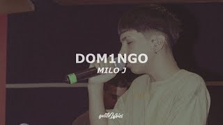 MILO J  DOM1NGO Letra [upl. by Jew390]