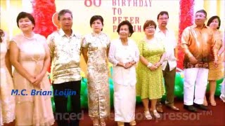 Octogenarian Peter Disimons 80th Birthday Celebration [upl. by Porush]