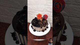 Chocolate scup cake cakedesign birtdaycake video shorts cake viral video food [upl. by Abdul748]