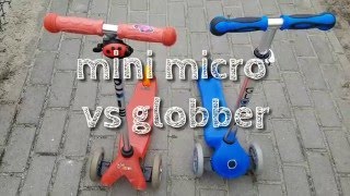 Hulajnoga dla dzieci Globber vs Mini Micro porównanie [upl. by Erdnua645]