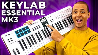 Best NEW budget MIDI keyboard Arturia Keylab Essential MK3 Review [upl. by Frentz]