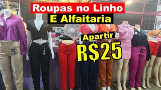 MODA CENTER SANTA CRUZ PE LINDAS ROUPAS NO ALFAIATARIA E NO LINHO CALÇAS CROPPED E CONJUNTOS [upl. by Wolenik]