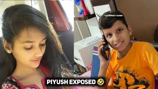 Piyush Joshi Exposed 🤣  Piyush Ki Girlfriend 😅  piyushjoshigaming souravjoshivlogs [upl. by Kamat645]