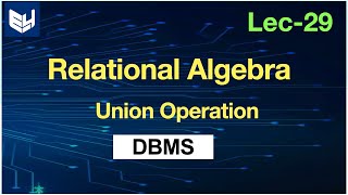 Basics of Relational Algebra [upl. by Imnubulo217]